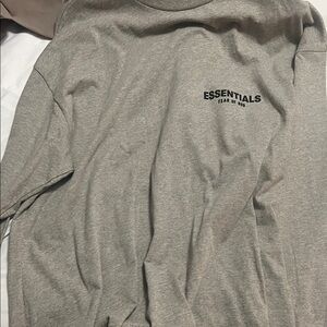 Fear of God Essentials Heather Gray Tee